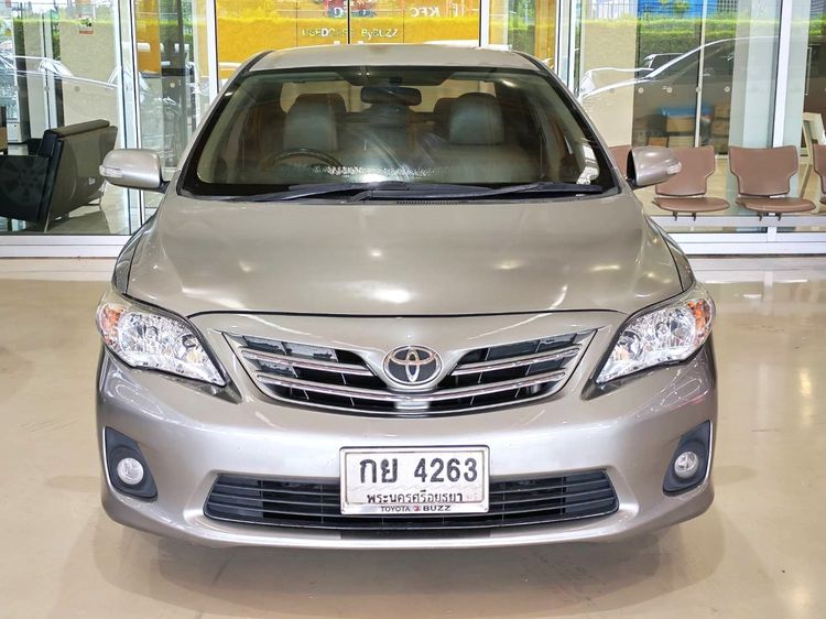 Toyota Altis 2012 1.6 E CNG Sedan เบนซิน NGV เกียร์อัตโนมัติ บรอนซ์เงิน รูปที่ 3