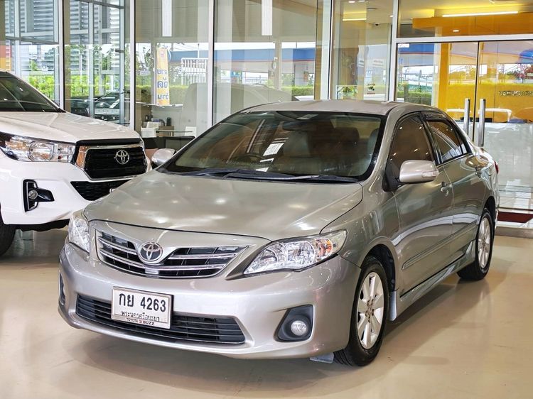 Toyota Altis 2012 1.6 E CNG Sedan เบนซิน NGV เกียร์อัตโนมัติ บรอนซ์เงิน