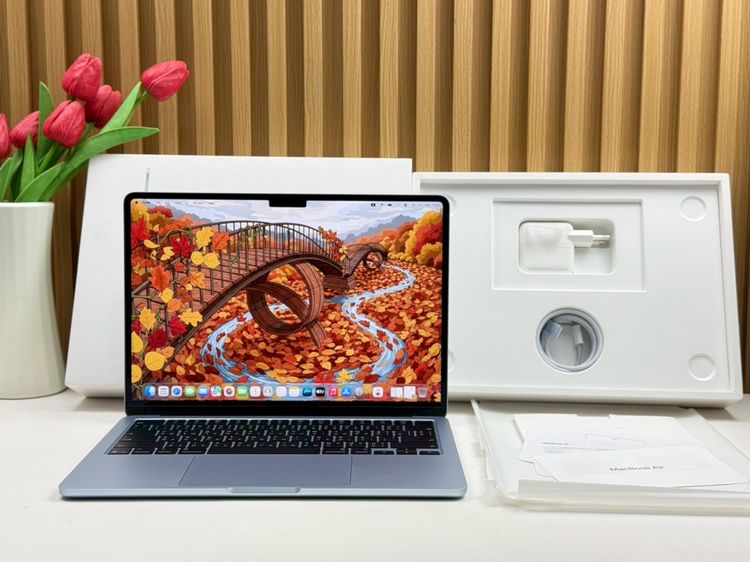 MacBook Air 13.6-inch M4 2025 Ram16GB SSD256GB SkyBlue apple care 24 March 2027 