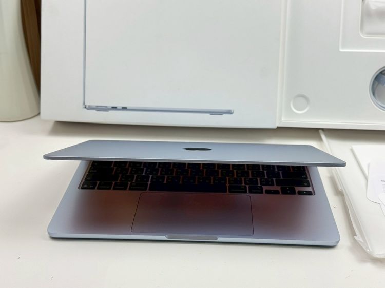MacBook Air 13.6-inch M4 2025 Ram16GB SSD256GB SkyBlue apple care 24 March 2027  รูปที่ 6