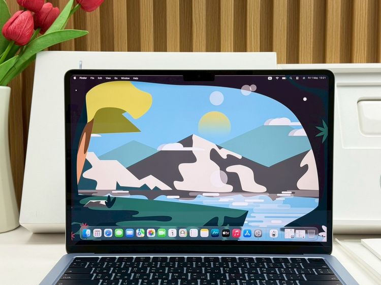MacBook Air 13.6-inch M4 2025 Ram16GB SSD256GB SkyBlue apple care 29 April 2027  รูปที่ 4