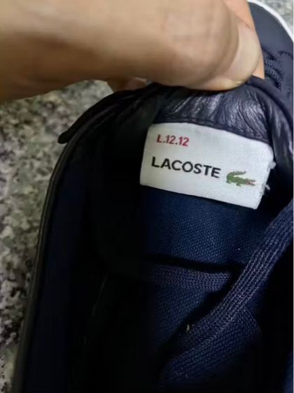 Lacoste L.12.12 Navy เบอร์40.5 รูปที่ 6