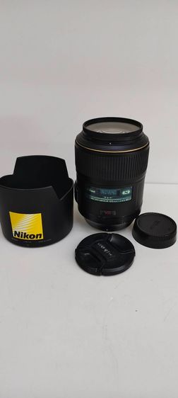 Nikon AF-S VR Micro Nikkor 105mm F2.8G IF-ED Nanเลนส์มาโครแท้ ฮูดแท้ ฟิลเตอร์ Hoya ครบชุด รูปที่ 2