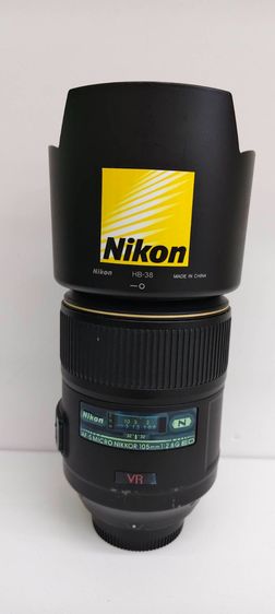 Nikon AF-S VR Micro Nikkor 105mm F2.8G IF-ED Nanเลนส์มาโครแท้ ฮูดแท้ ฟิลเตอร์ Hoya ครบชุด รูปที่ 10