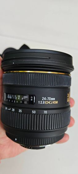 Sigma 24-70mm F2.8 EX DG HSM เมาท์ Nikon ซูมโปร F2.8 คงที่ อุปกรณ์ครบพร้อมใช้ รูปที่ 8