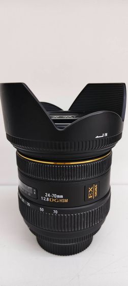 Sigma 24-70mm F2.8 EX DG HSM เมาท์ Nikon ซูมโปร F2.8 คงที่ อุปกรณ์ครบพร้อมใช้ รูปที่ 2