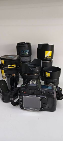 อื่นๆ ไม่กันน้ำ Nikon D80 ครบชุด เลนส์โปร 4 ตัว 24-70 F2.8G + กริ๊ปแท้ MB-D80 พร้อมใช้งาน จัดเต็ม