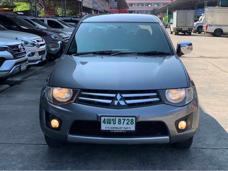 Mitsubishi Triton 2014 2.5 GLX Pickup ดีเซล เกียร์ธรรมดา เทา รูปที่ 2