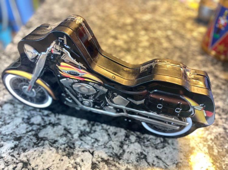 กล่องสังกะสีวินเทจ Harley-Davidson รูปที่ 4