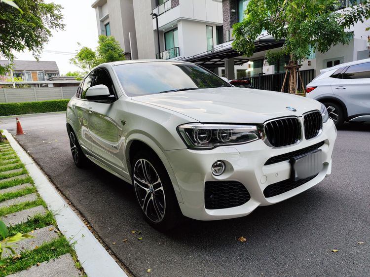 BMW X4 2018 2.0 xDrive20d M Sport 4WD Utility-car ดีเซล เกียร์อัตโนมัติ ขาว รูปที่ 2