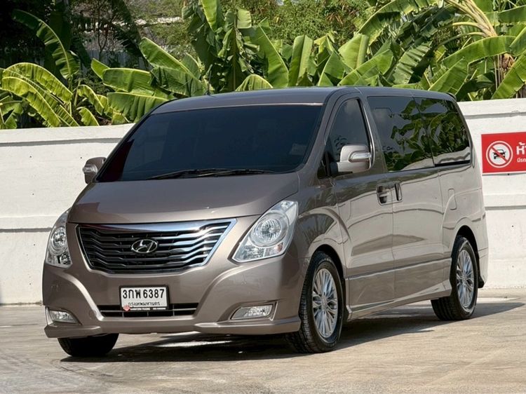 Hyundai Grand Starex 2013 2.5 VIP Van ดีเซล ไม่ติดแก๊ส เกียร์อัตโนมัติ น้ำตาล รูปที่ 3