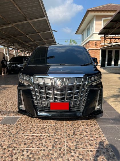 Toyota Alphard 2018 2.5 S C-Package Utility-car เบนซิน ไม่ติดแก๊ส เกียร์อัตโนมัติ ดำ