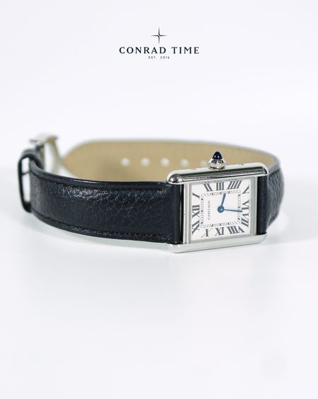 Cartier Tank Must WSTA0042 Small Silver Dial Black leather strap 2022 22 x 29.5 mm. Fullset  รูปที่ 7