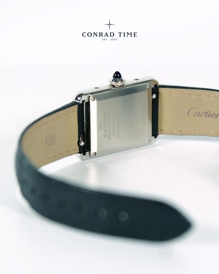 Cartier Tank Must WSTA0042 Small Silver Dial Black leather strap 2022 22 x 29.5 mm. Fullset  รูปที่ 12
