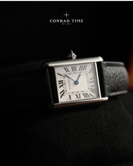 Cartier Tank Must WSTA0042 Small Silver Dial Black leather strap 2022 22 x 29.5 mm. Fullset  รูปที่ 4