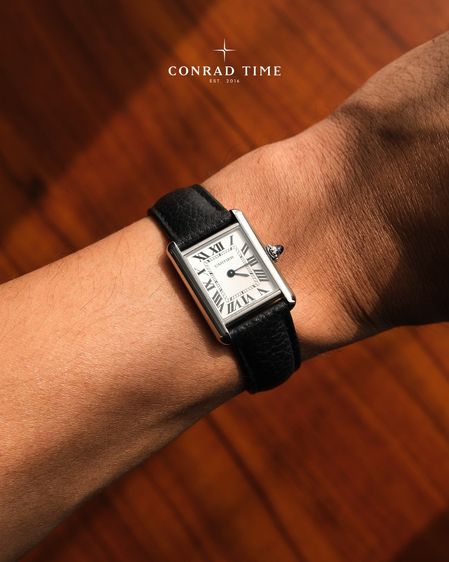 Cartier Tank Must WSTA0042 Small Silver Dial Black leather strap 2022 22 x 29.5 mm. Fullset  รูปที่ 5
