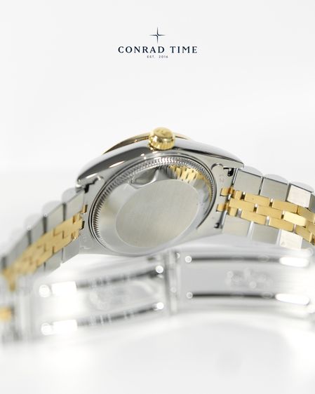 Rolex Datejust 68273 White Roman Dial Two-Tone Jubilee 31mm.  รูปที่ 12