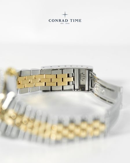 Rolex Datejust 68273 White Roman Dial Two-Tone Jubilee 31mm.  รูปที่ 14