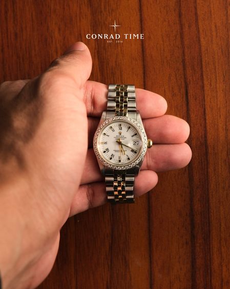 Rolex Datejust 68273 White Roman Dial Two-Tone Jubilee 31mm.  รูปที่ 2