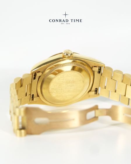 Rolex Day-Date 18238 “Jurassic Park” Fossil Dial 18k Yellow gold President 36mm.  รูปที่ 11