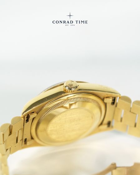 Rolex Day-Date 18238 “Jurassic Park” Fossil Dial 18k Yellow gold President 36mm.  รูปที่ 12