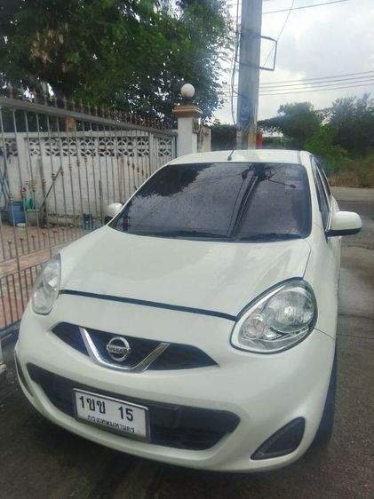Nissan March 2019 1.2 E Sedan เบนซิน ไม่ติดแก๊ส เกียร์อัตโนมัติ ขาว