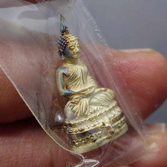 พระนิรันตราย เนื้อเงิน พิมพ์เล็ก 200 ปี พระจอมเกล้าฯ โครงการบูรณะฯ โบราณสถาน วัดมกุฏกษัตริยาราม ปี2547 พร้อมกล่องเดิม รูปที่ 5