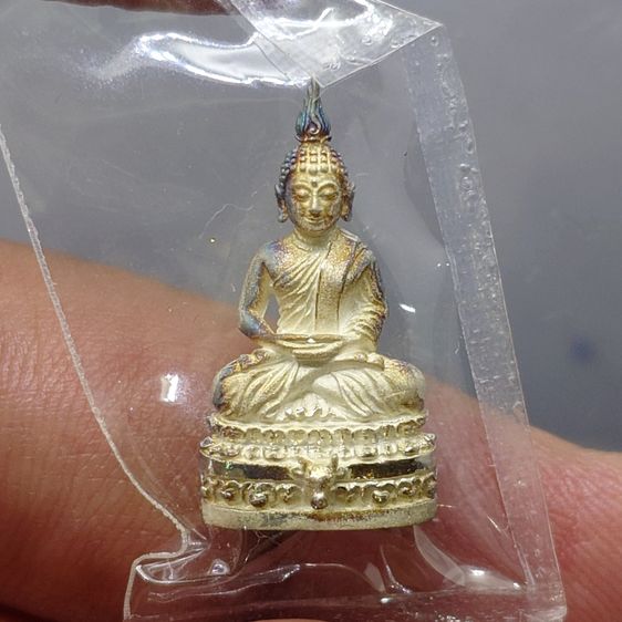 พระนิรันตราย เนื้อเงิน พิมพ์เล็ก 200 ปี พระจอมเกล้าฯ โครงการบูรณะฯ โบราณสถาน วัดมกุฏกษัตริยาราม ปี2547 พร้อมกล่องเดิม รูปที่ 3