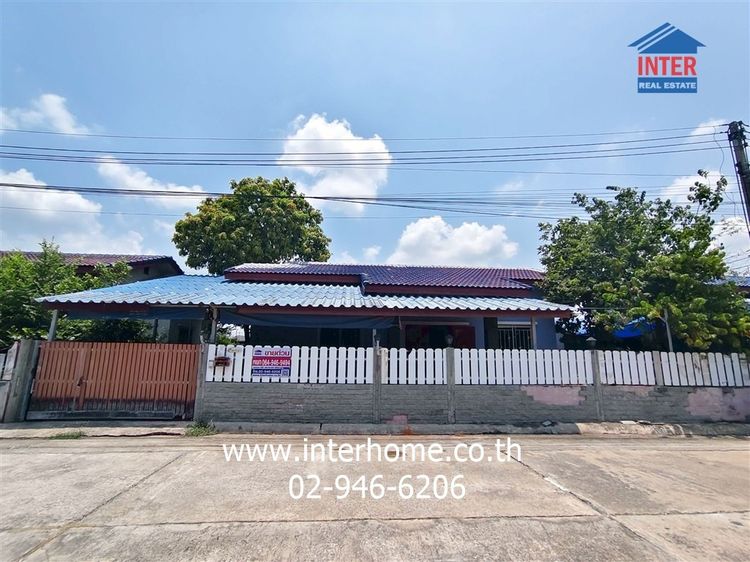 บ้านเดี่ยว 1 ชั้น 62.3 ตร.ว. หมู่บ้านเบญจศิริ ซอยเทศบาล4 ถนนพุทธสาคร ถนนสายใจรัก-ดอนไก่ดี กระทุ่มแบน สมุทรสาคร