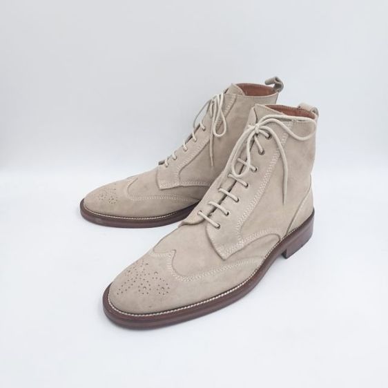 Dress boots หนังกลับสีเบจ 