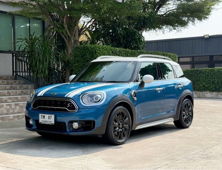 Mini COUNTRYMAN 2018 2.0 S Sedan เบนซิน ไม่ติดแก๊ส เกียร์อัตโนมัติ น้ำเงิน รูปที่ 3