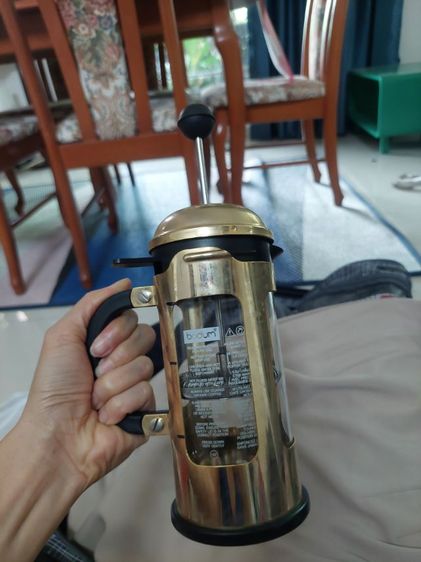 used bodum french press สีทอง หายาก ของใหม่ 3500 ขายถูกกว่าครึ่ง  รูปที่ 4