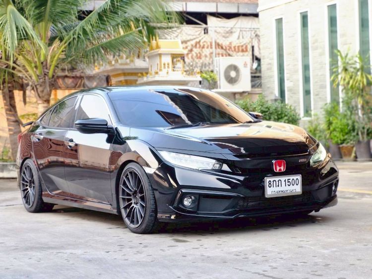 Honda Civic 2019 1.5 Turbo RS Sedan เบนซิน ไม่ติดแก๊ส เกียร์อัตโนมัติ ดำ รูปที่ 3
