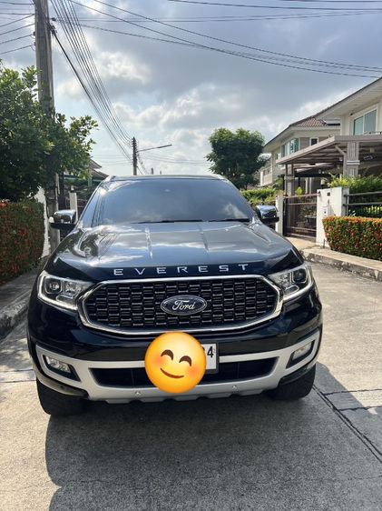 รถ Ford Everest 2.0 Bi-Turbo Titanium+ 4WD สี ดำ