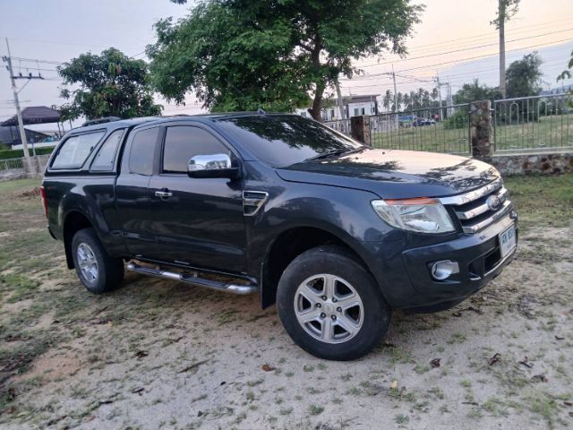 Ford Ranger 2014 2.2 Hi-Rider XL Plus Pickup ดีเซล ไม่ติดแก๊ส เกียร์ธรรมดา เทา รูปที่ 4