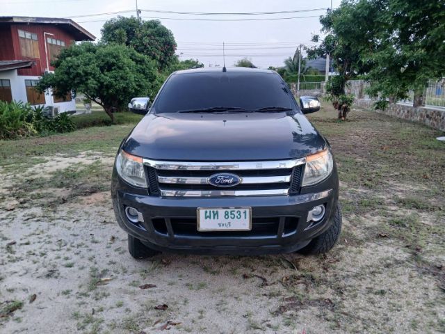 Ford Ranger 2014 2.2 Hi-Rider XL Plus Pickup ดีเซล ไม่ติดแก๊ส เกียร์ธรรมดา เทา