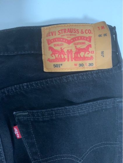 กางเกงยีนส์ Levi’s 501-660 Superblack รูปที่ 3