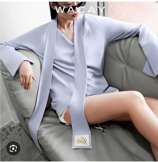 ฟ้า EU 36 เดรส | จั๊มสูท Instagram Brand (IG Brands) เสื้อแขนยาว แบรนด์ Wacay แท้