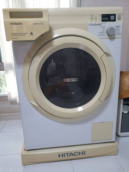 เครื่องซักผ้า HITACHI ฝาหน้า 7 Kgs. ราคาถูก 14 ปี ใช้งานน้อยมาก ในซอยลาดกระบัง54