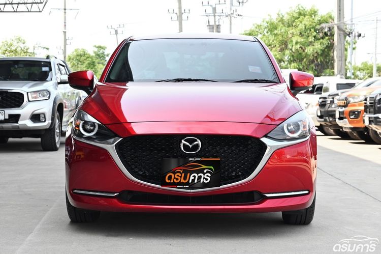 Mazda Mazda 2 2020 1.3 Skyactiv-G S Leather Sedan Sedan เบนซิน ไม่ติดแก๊ส เกียร์อัตโนมัติ แดง รูปที่ 2