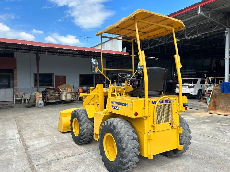 รถตักล้อยาง MITSUBISHI รุ่น WS200 บุ้งกี๋ 0.3 คิว  รถเก่านอกนำเข้า รูปที่ 9