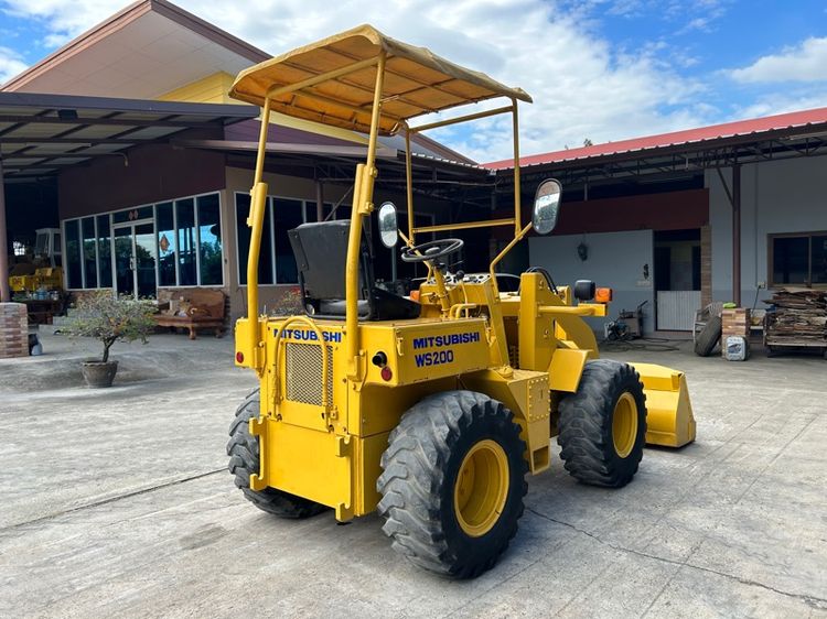 รถตักล้อยาง MITSUBISHI รุ่น WS200 บุ้งกี๋ 0.3 คิว  รถเก่านอกนำเข้า รูปที่ 7