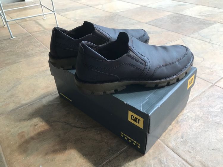 น้ำตาล หนังแท้ รองเท้าหนังทั่วไป UK 7.5 | EU 41 1/3 | US 8 Caterpillar ขายรองเท้าcat แท้