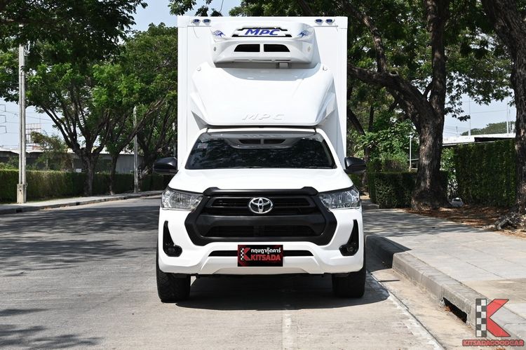 Toyota Hilux Revo 2024 2.4 Entry Pickup ดีเซล ไม่ติดแก๊ส เกียร์ธรรมดา ขาว รูปที่ 2