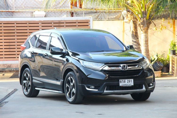 Honda CR-V 2017 2.4 EL 4WD Sedan เบนซิน ไม่ติดแก๊ส เกียร์อัตโนมัติ ดำ รูปที่ 3