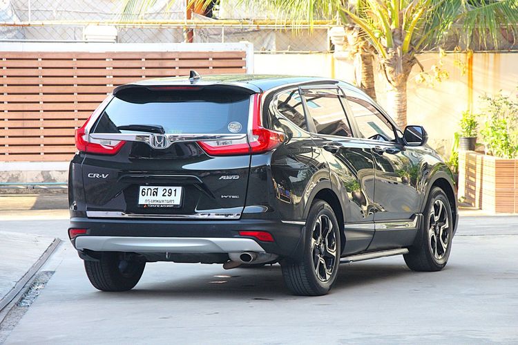 Honda CR-V 2017 2.4 EL 4WD Sedan เบนซิน ไม่ติดแก๊ส เกียร์อัตโนมัติ ดำ รูปที่ 4