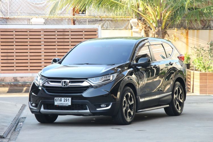Honda CR-V 2017 2.4 EL 4WD Sedan เบนซิน ไม่ติดแก๊ส เกียร์อัตโนมัติ ดำ