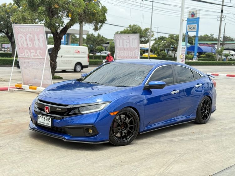 รถ Honda Civic 1.5 Turbo สี น้ำเงิน