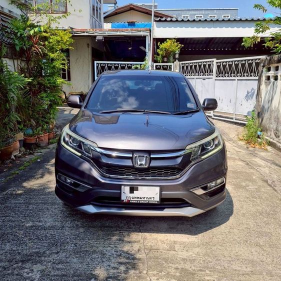 Honda CR-V 2016 2.4 EL 2WD Utility-car เบนซิน ไม่ติดแก๊ส เกียร์อัตโนมัติ เทา รูปที่ 3