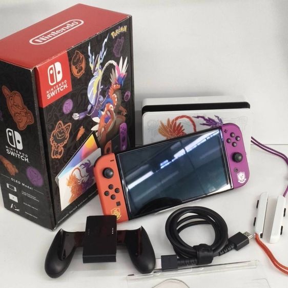 Nintendo Switch OLED Pokémon Scarlet  Violet Edition ลิมิเต็ด ครบกล่อง พร้อมเล่น รูปที่ 5